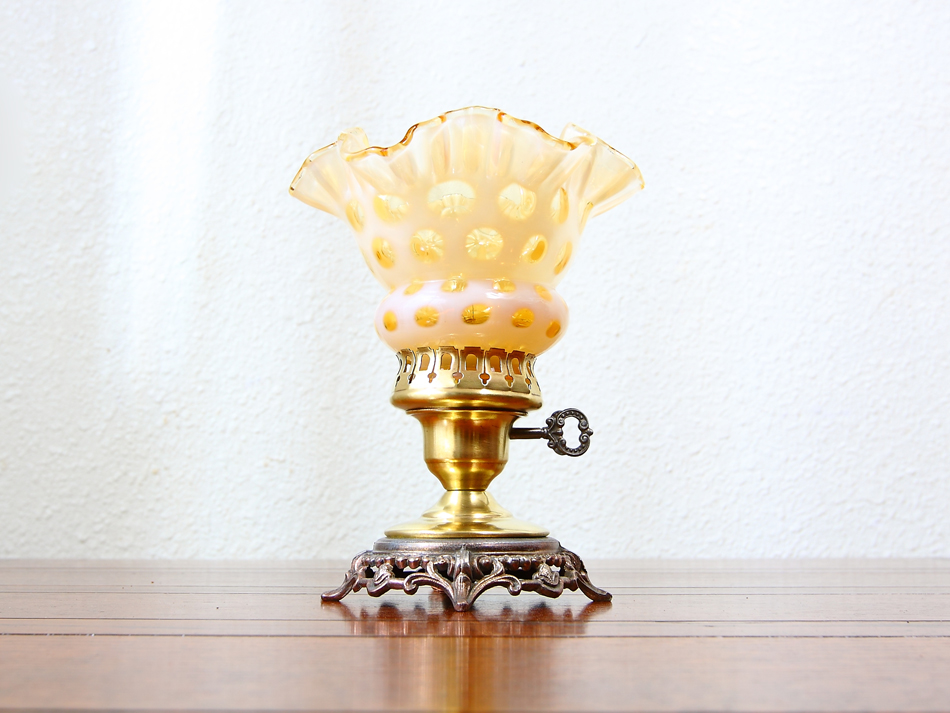 フェントン（ダイヤモンド）1940年 ランプスタンド オパールセント