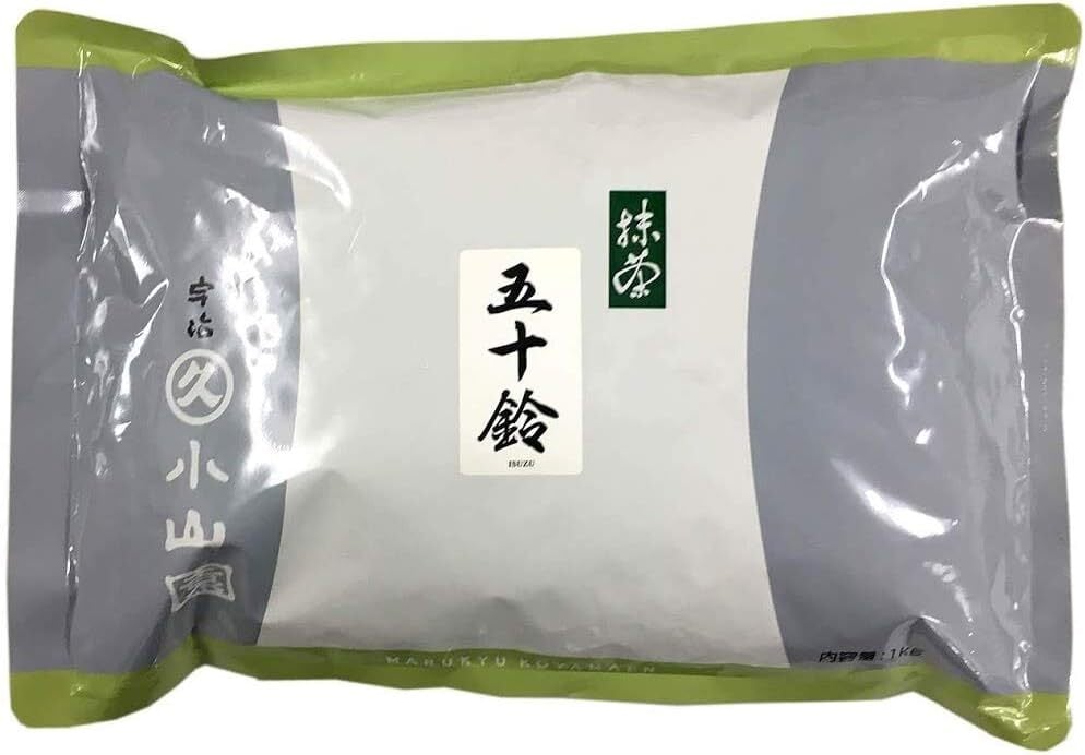 丸久小山園 抹茶「五十鈴（いすず）」 1kg 業務用 袋入り - Matcha