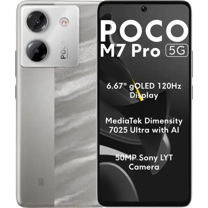 Buy Xiaomi POCO M7 Pro Dual SIM 12GB/256GB - Silver