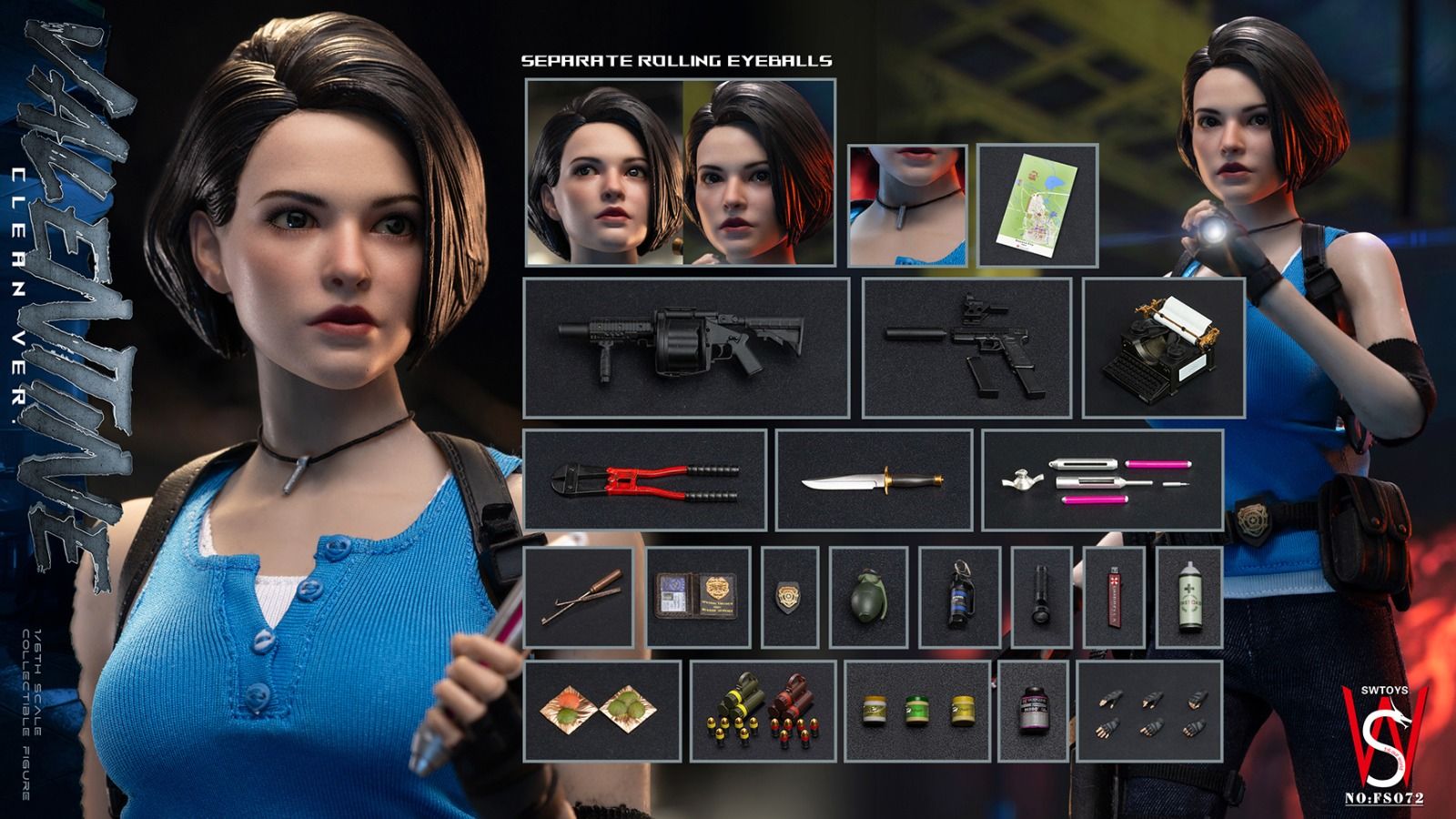 BROTOYS 1/12 LR006 クレア ジル BROTOYS LR006 1/12 Jill Clair Cool