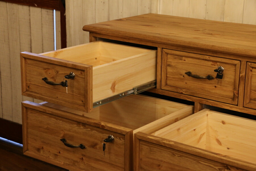 ヴィンテージ 希少バールウッド】イタリア製クラシックキャビネット 鍵