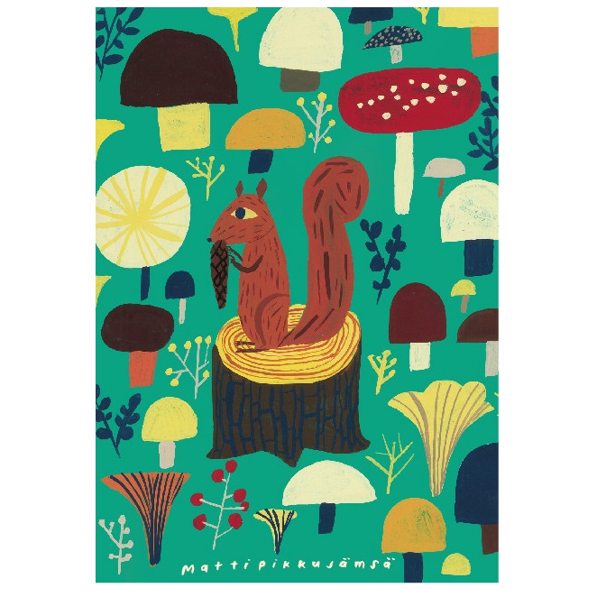 希少arabia veera♡マッティ・ピックヤムサ北欧ウッド作品直筆サイン