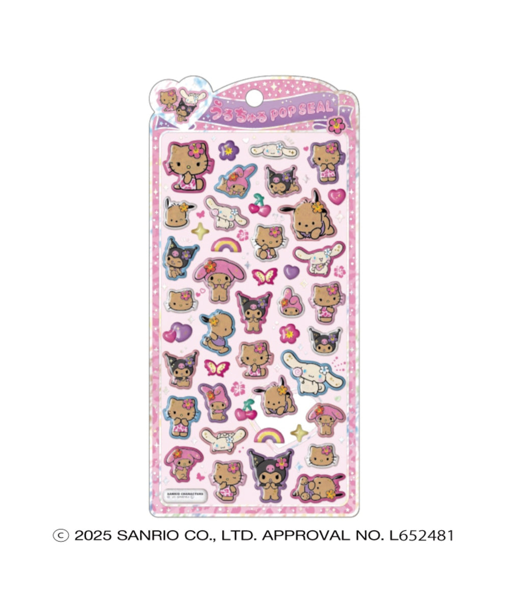 サンリオキャラクターズ うるちゅるポップシール｜WEGO（ウィゴー