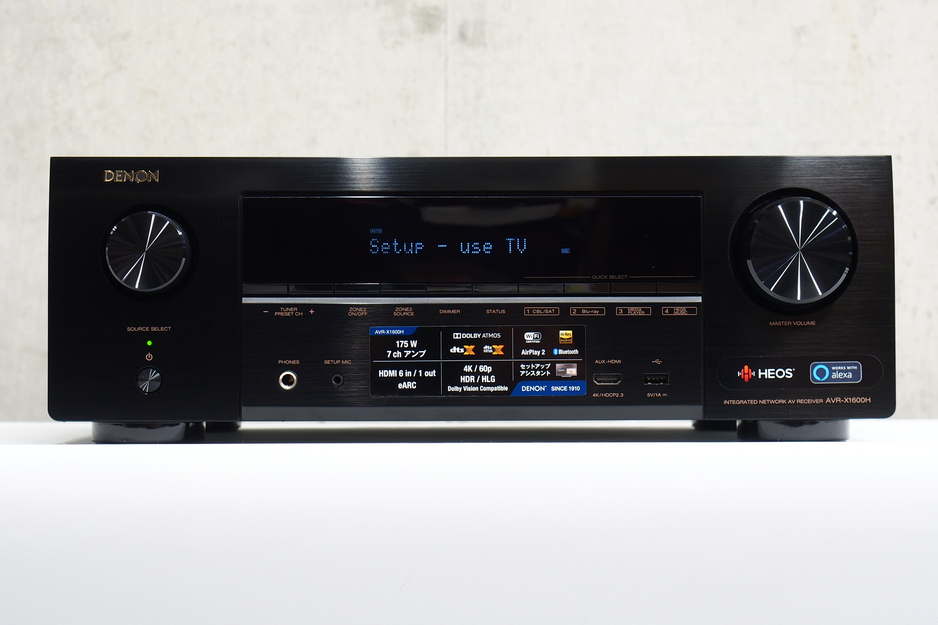 DENON デノン AVR-X1600H AVアンプ 【21年製】 DENON デノン AVR