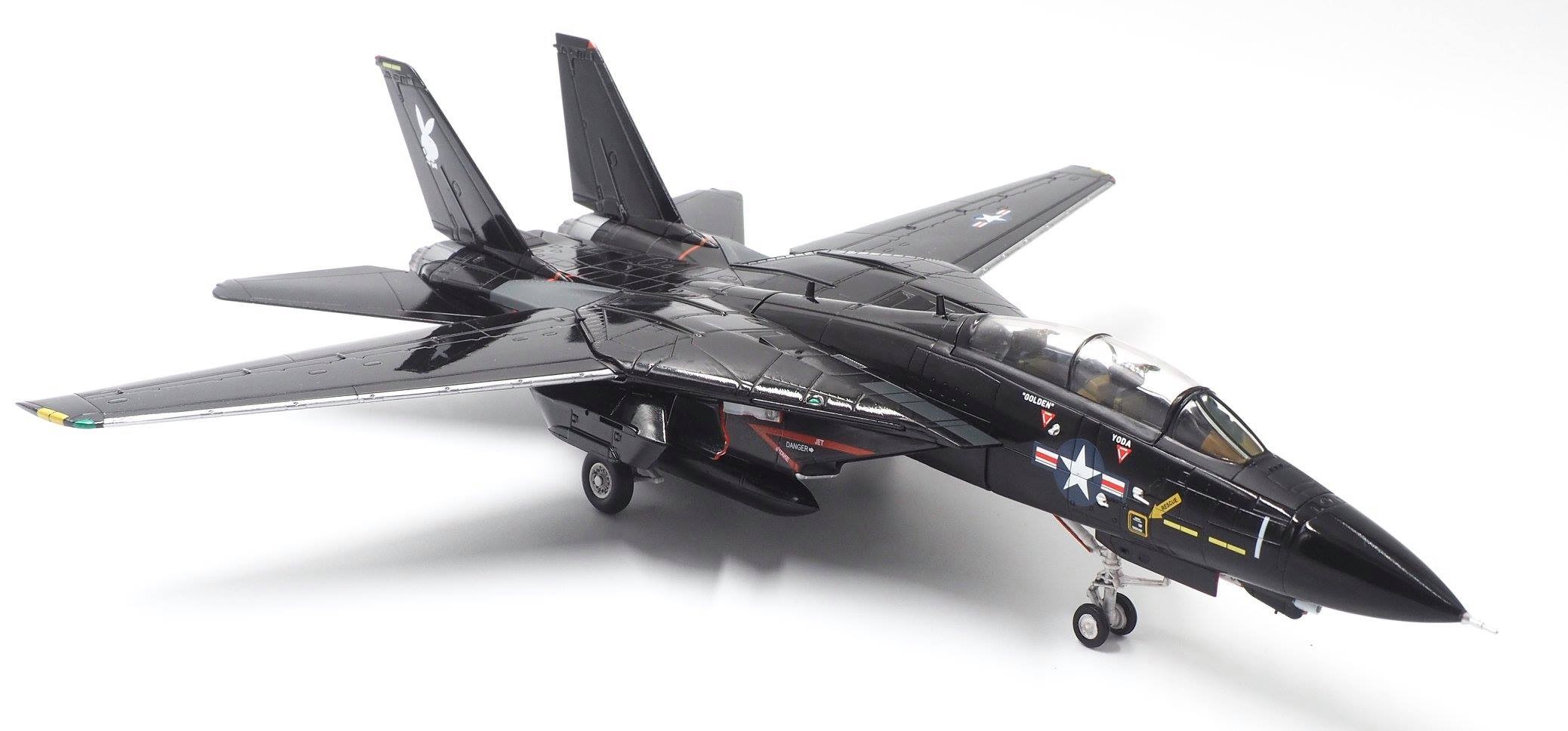 USN VX-4 Evaluators Vandy 1 Black Bunny NAS Tomcat F-14A Die-Cast