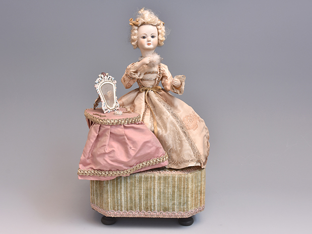 アンティーク オルゴール miss ROSA 人形 ドール 昭和レトロ