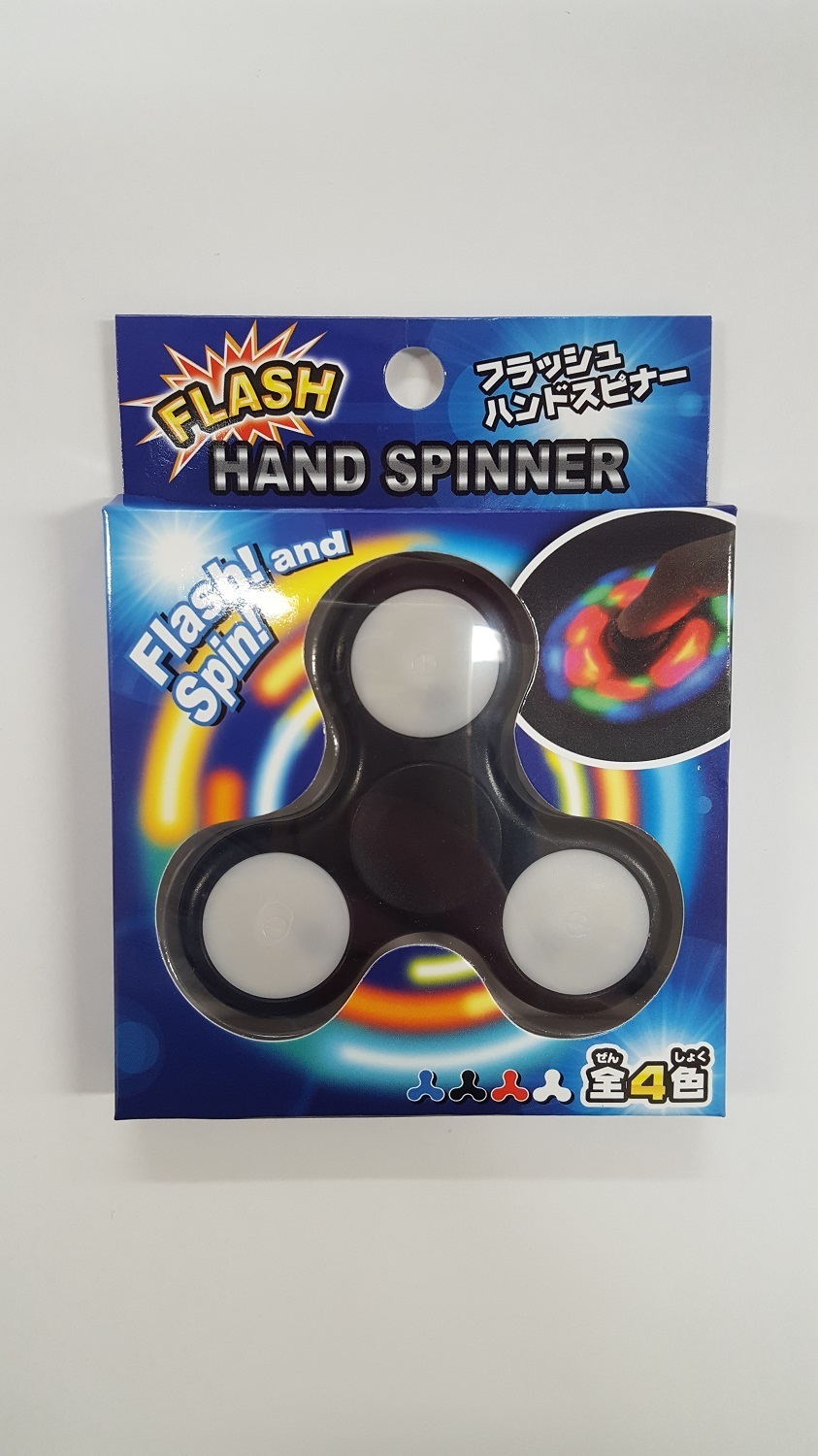 FLASH HAND SPINNER フラッシュ ハンドスピナー(黒