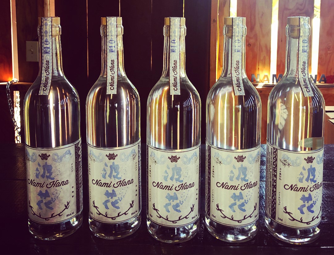 ハワイハレイワ産焼酎 『波花』No．13 ハワイ限定 ハワイアン焼酎