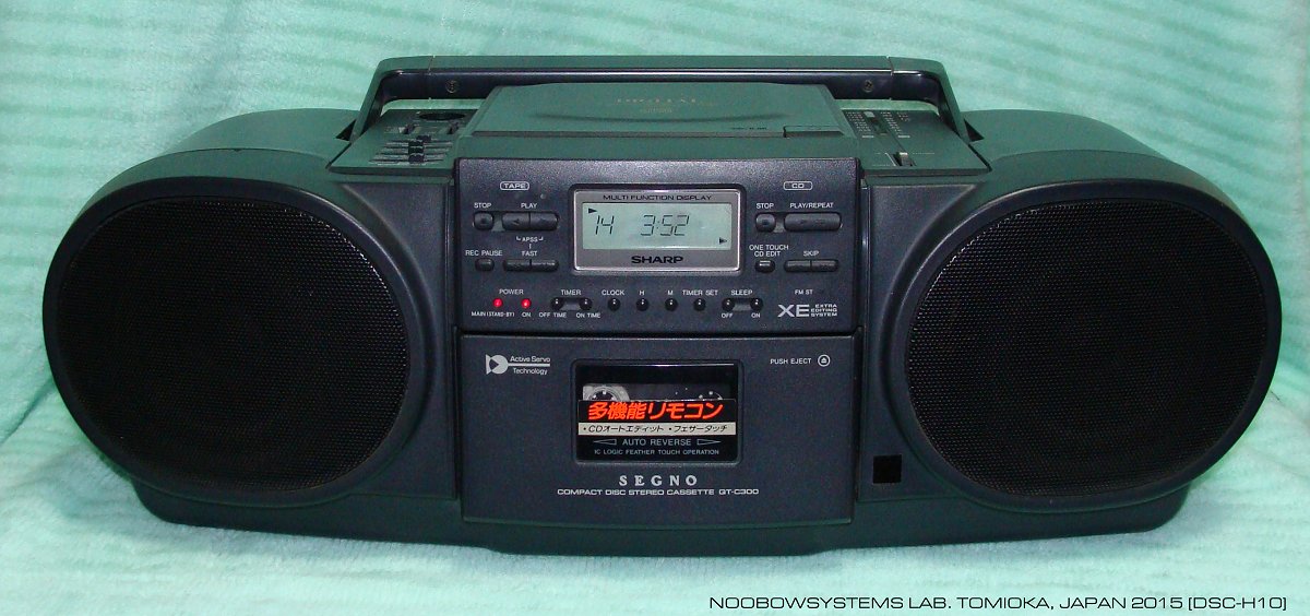 Sharp QT-C300 CD Radio Cassette Recorder 