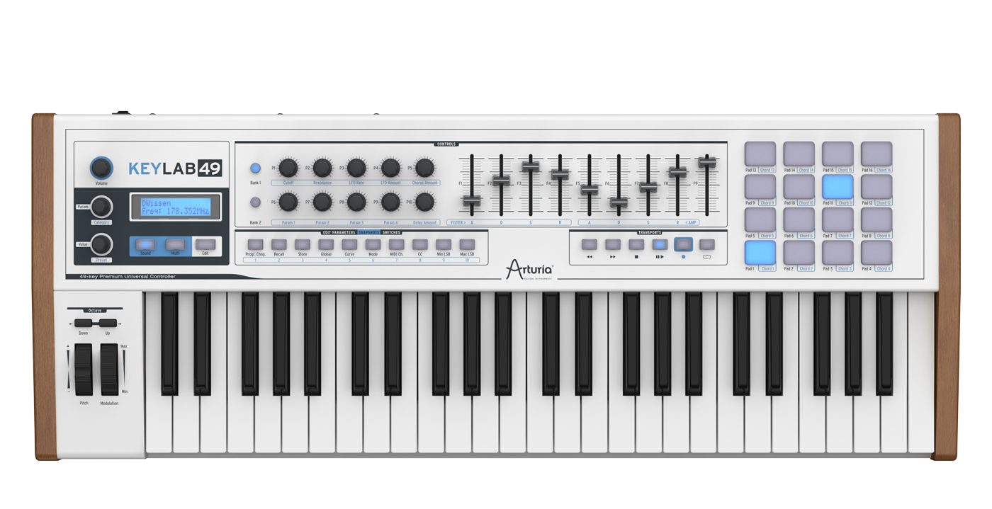 DAW・DTM・MIDIキーボード】Arturia(アートリア) KEYLAB49(白)が台数