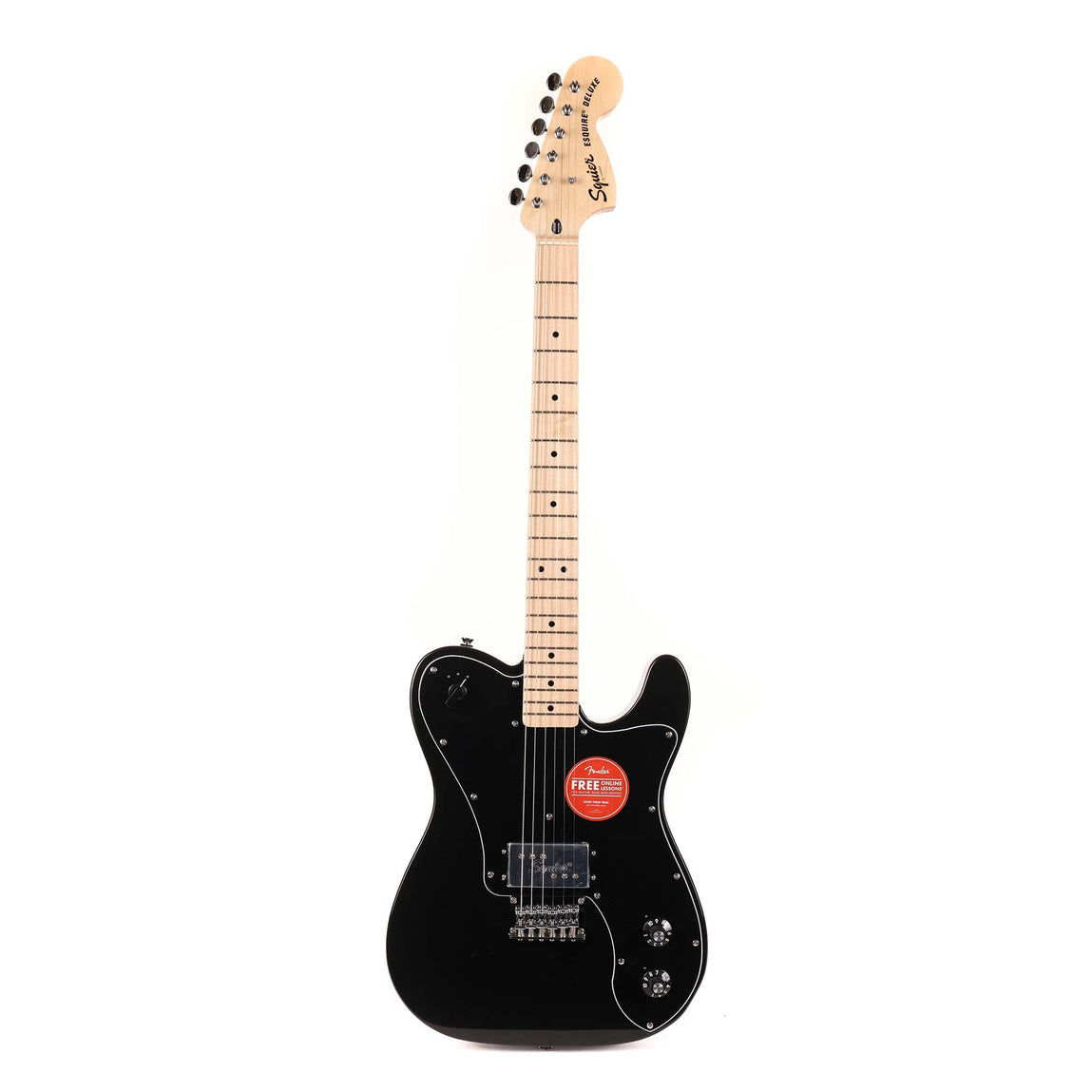 Squier Paranormal Esquire Deluxe Metallic Black | The Music Zoo