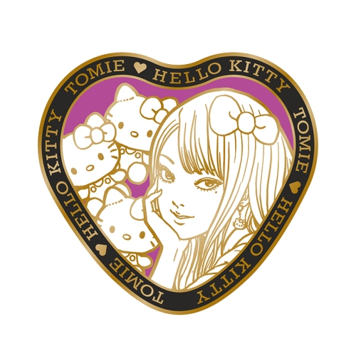 伊藤潤二×サンリオキャラクターズ ピンズ B (ハート) ギャル富江