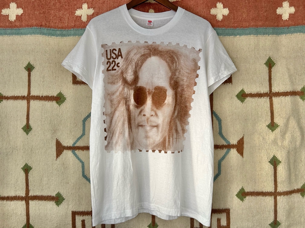 70-80sUSAビンテージアメリカ雑貨John Lennonジョンレノンタペストリー