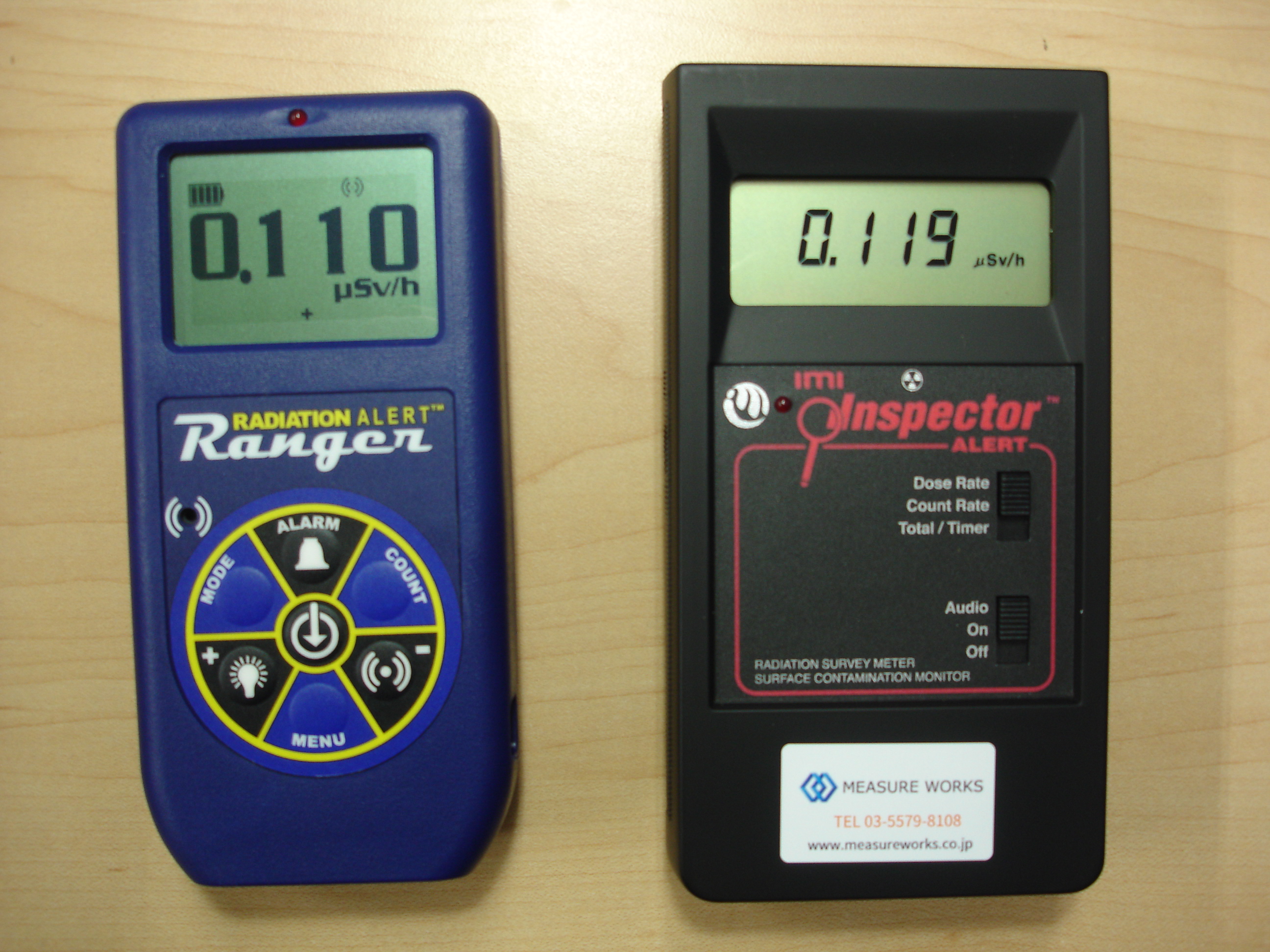 新品未使用 SE Inspector RADIATION ALERT ガイガーカウンター 放射線