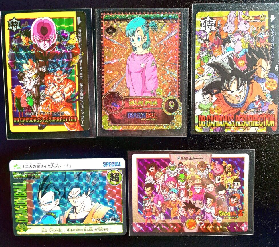 値下げ！ドラゴンボールZカード キラカード連番5枚セット