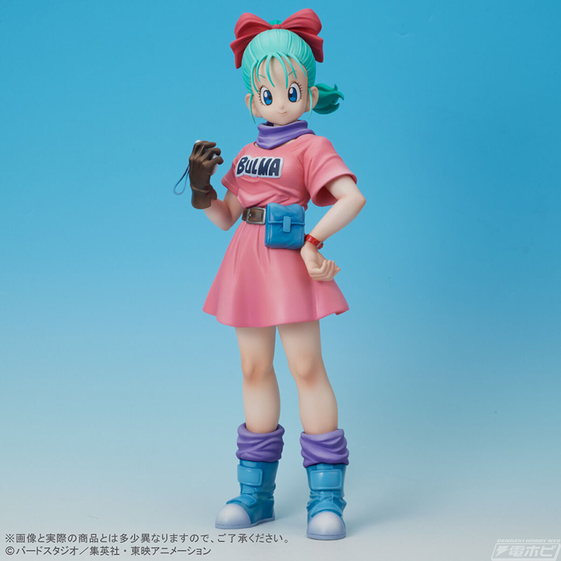 ドラゴンボール」ヒロインのブルマがビッグサイズでソフビフィギュアに