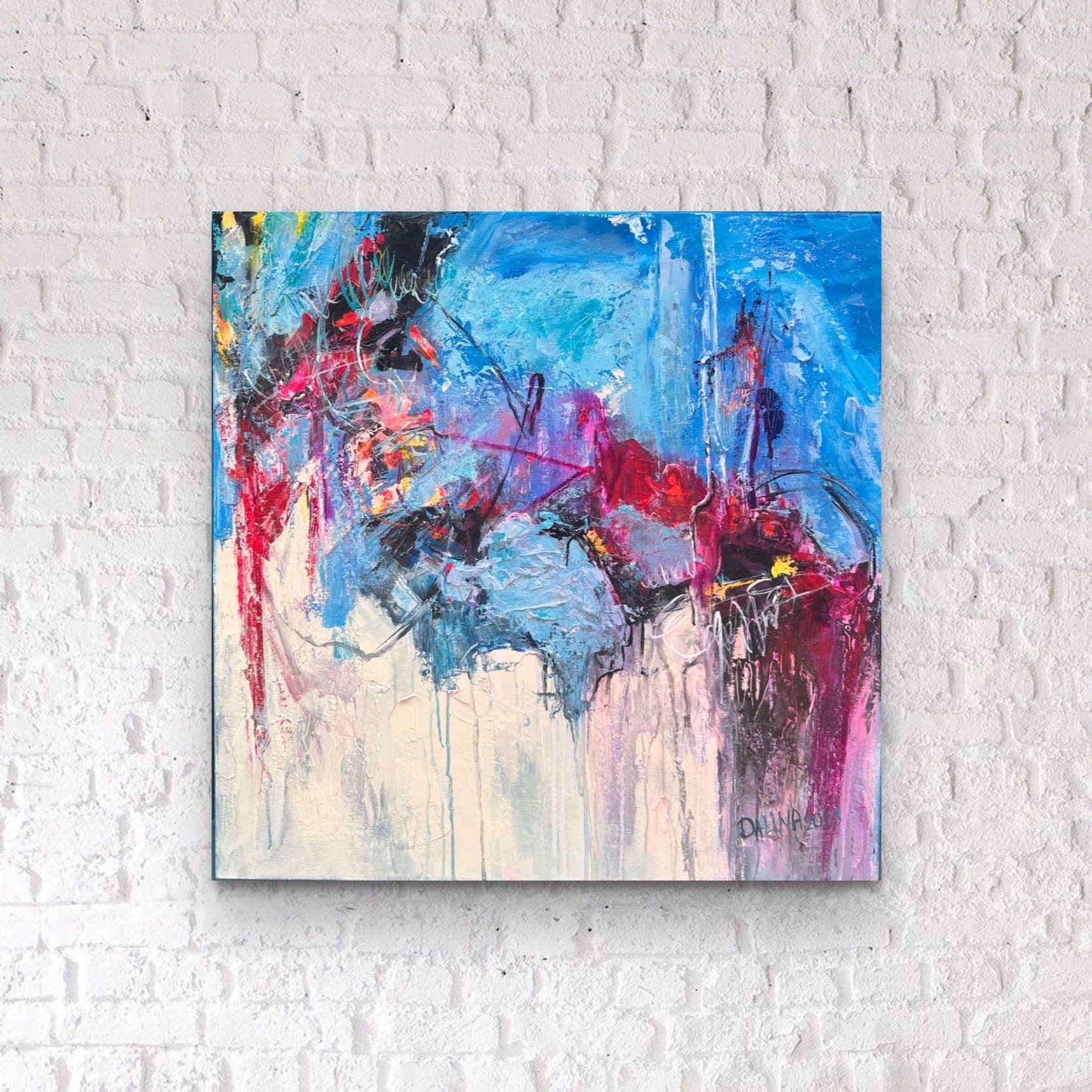 アクリル抽象画 アクリル抽象画 アクリル画 抽象画 アクリル抽象画