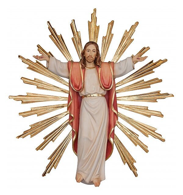 復活したイエス・キリスト像 33 cm (12.99 インチ)、ヴァルガルデーナ