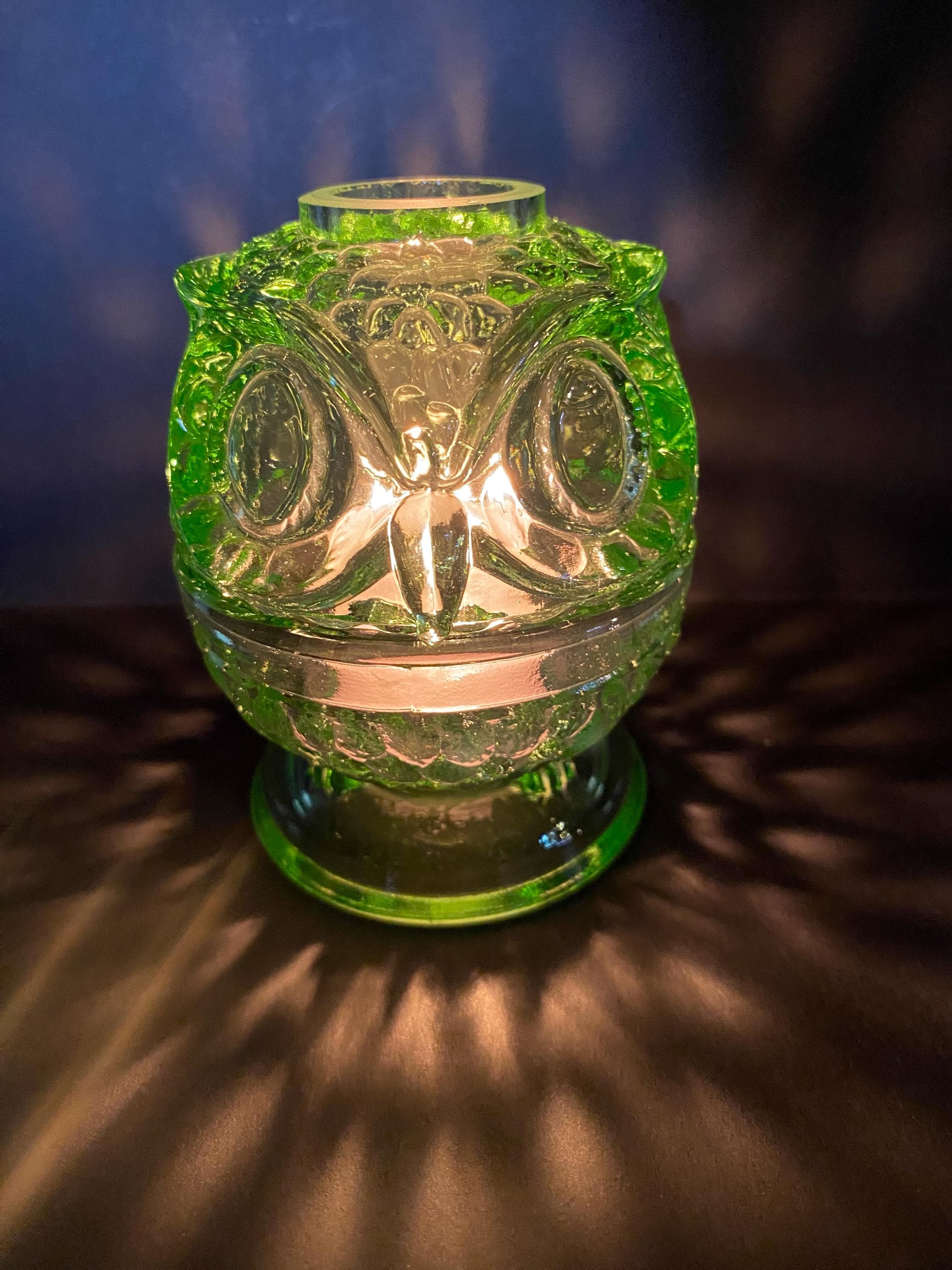 ジェファーソン グラス グリーンオパールセント フェントン 希少品