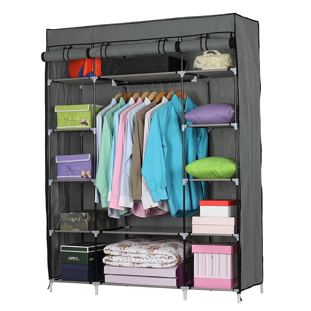 Zimtown Portable Closet Wardrobe, 5-Layer Organizer, 12
