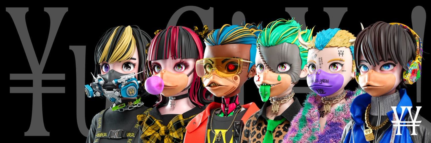 u-Gi-¥n 遊戯苑 初期NFTコラボ絵画