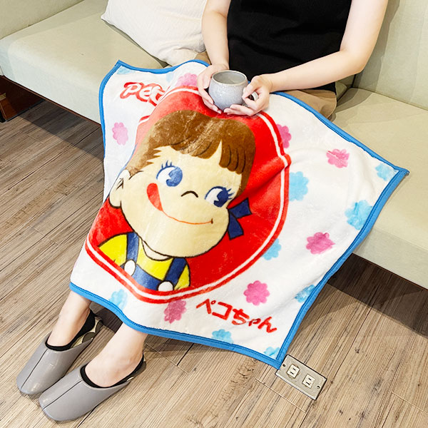 ペコちゃん ペコ＆ポコ あったかペコちゃん ひざ掛け ブランケット