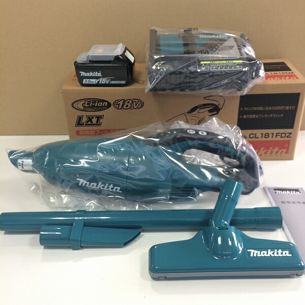 楽天市場】□マキタ 充電式クリーナー CL181FD【青】 本体+充電器