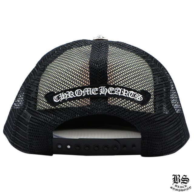 クロムハーツトラッカーキャップキングタコCHスクロールブラック