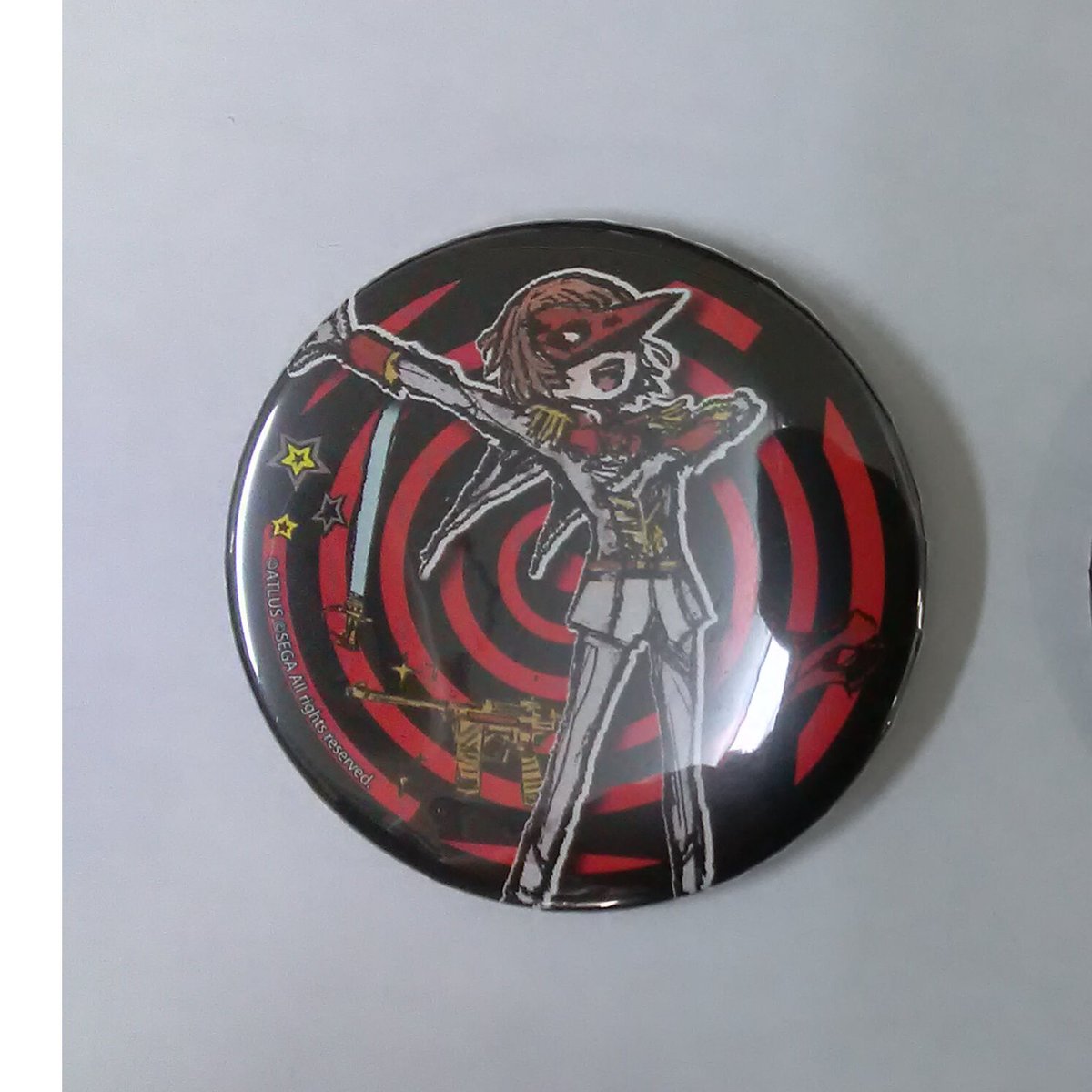 ペルソナ5 ザ・ロイヤル スター缶バッジ 明智吾郎 クロウ 東京ゲーム