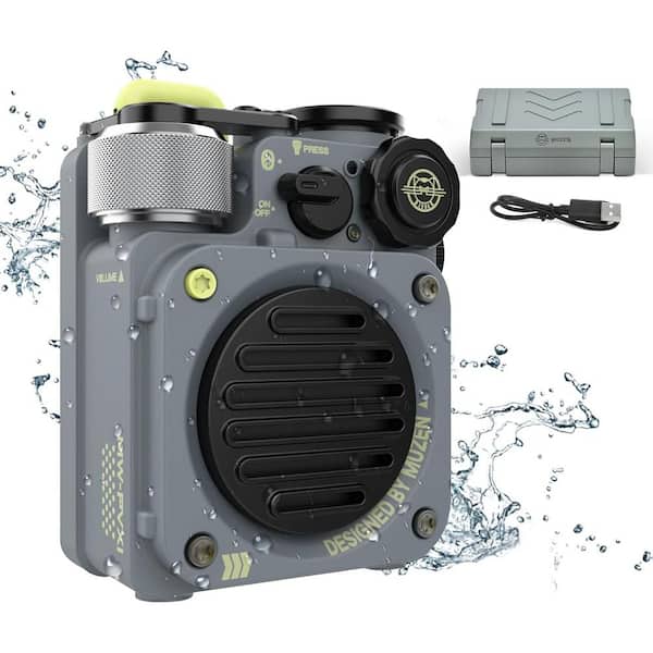 MUZEN Wild Mini Rugged Waterproof Bluetooth Portable Speaker in