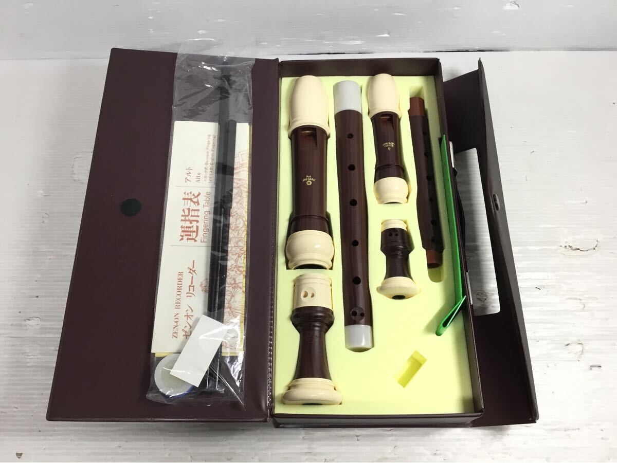 美品】2500B テナーリコーダー ZEN-ON バロック式運指 2キー式 美品】