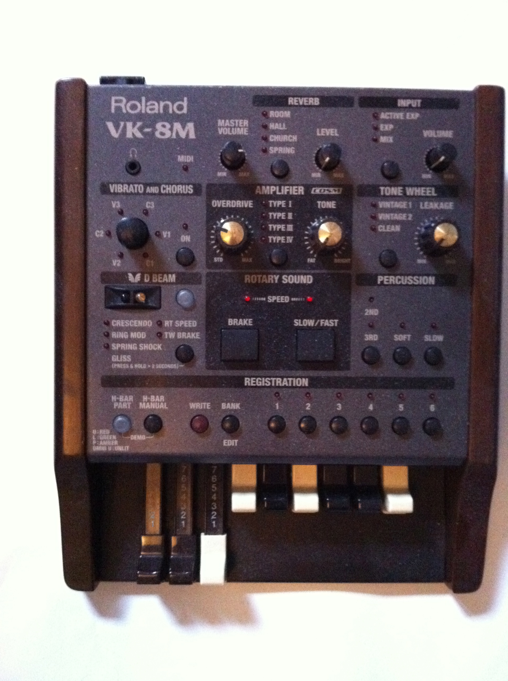 Roland VK-8m ドローバーオルガンモジュール Roland VK-8m ドローバー