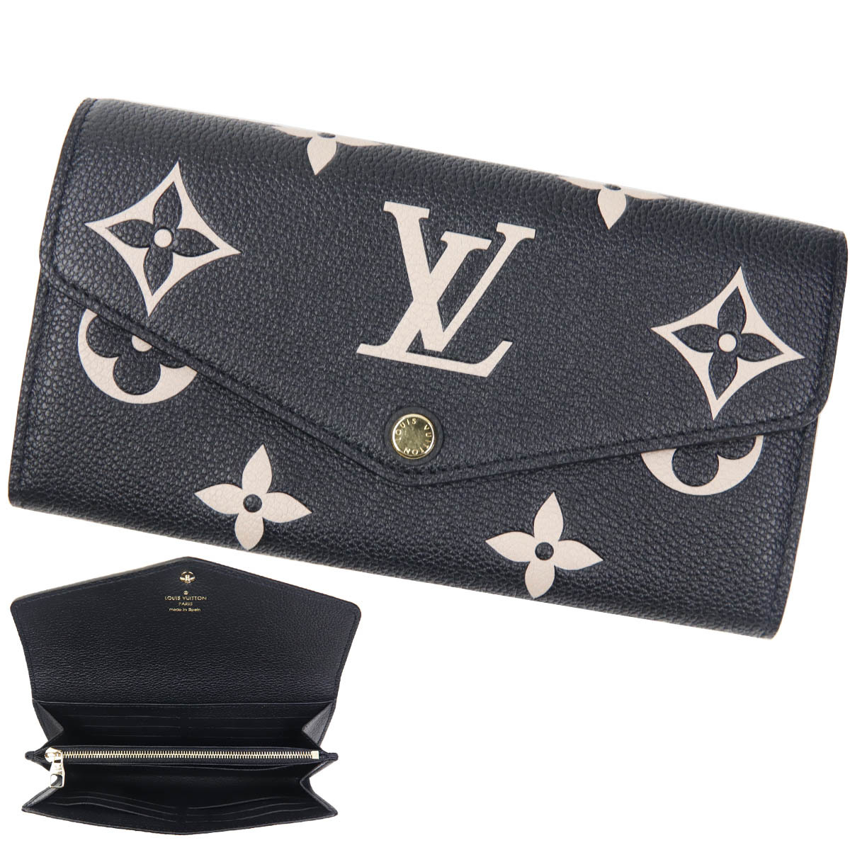 ルイヴィトン LOUIS VUITTON 長財布 レディース モノグラム・アン