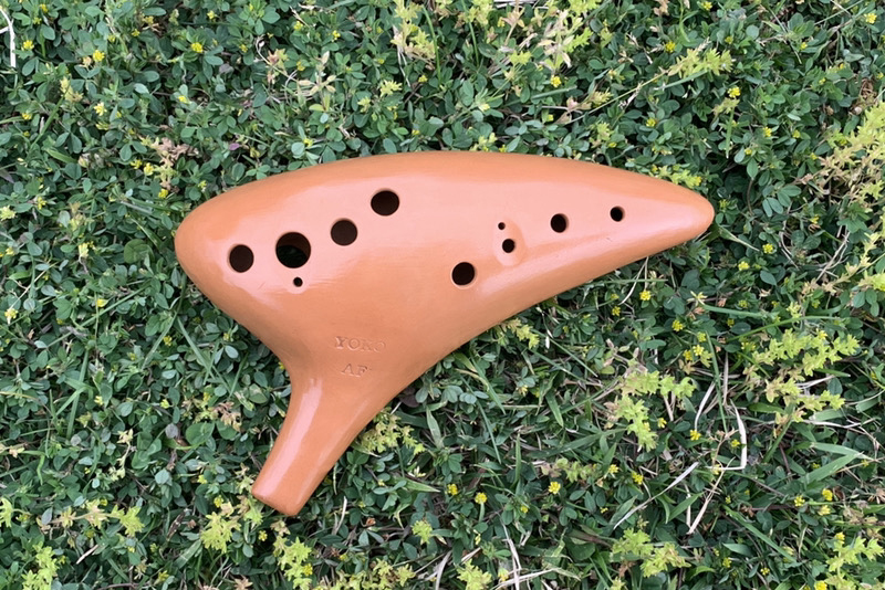 YOKOオカリナ バスC管（レッド） 【公式通販】