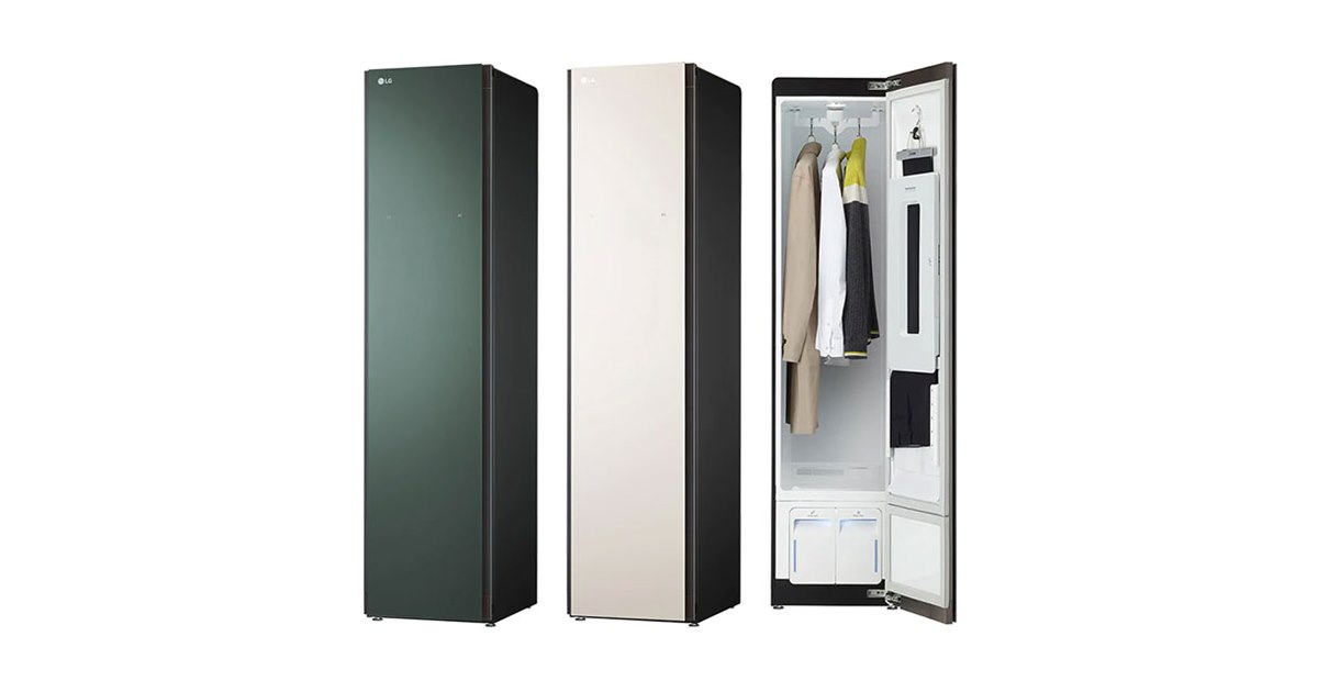 LG、「LG Styler」にマットガラス素材を採用した「S3GNF」「S3BNF