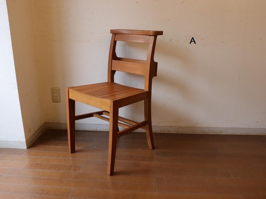 チャーチチェア～【パインフラットアンティーク】