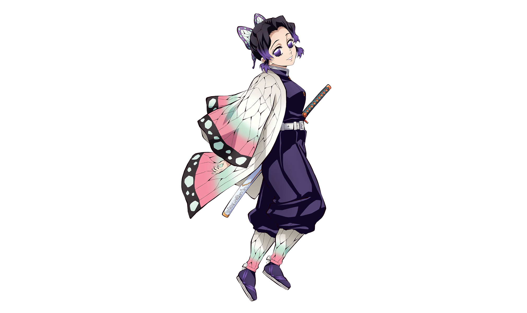 鬼滅の刃 戦支度イラスト ビッグポスター 胡蝶しのぶ 全集中展 描き下ろし