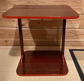 Amazon.co.jp: 茶道具『溜一閑塗四方棚「平安南斎」造』木箱入表千家