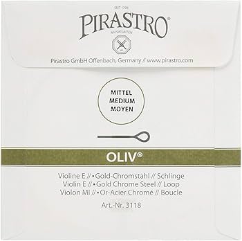 オリーブ リジットD線、G線 バイオリン弦 オリーブ Dリジット｜安定感