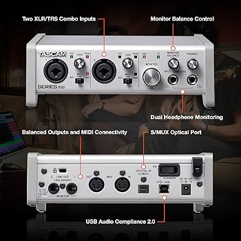 Amazon.com: Tascam SERIES 102i 10 IN/2 OUT USB Audio Interface