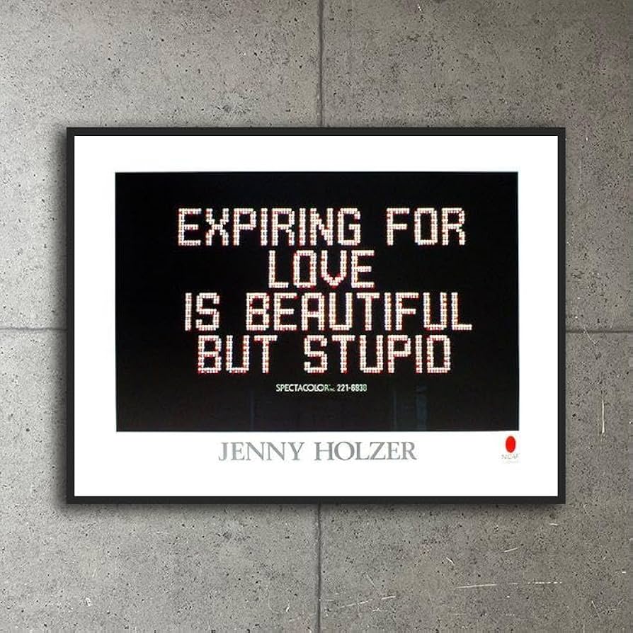 額装品/ジェニー・ホルツァー Times Spuare Jenny Holzer