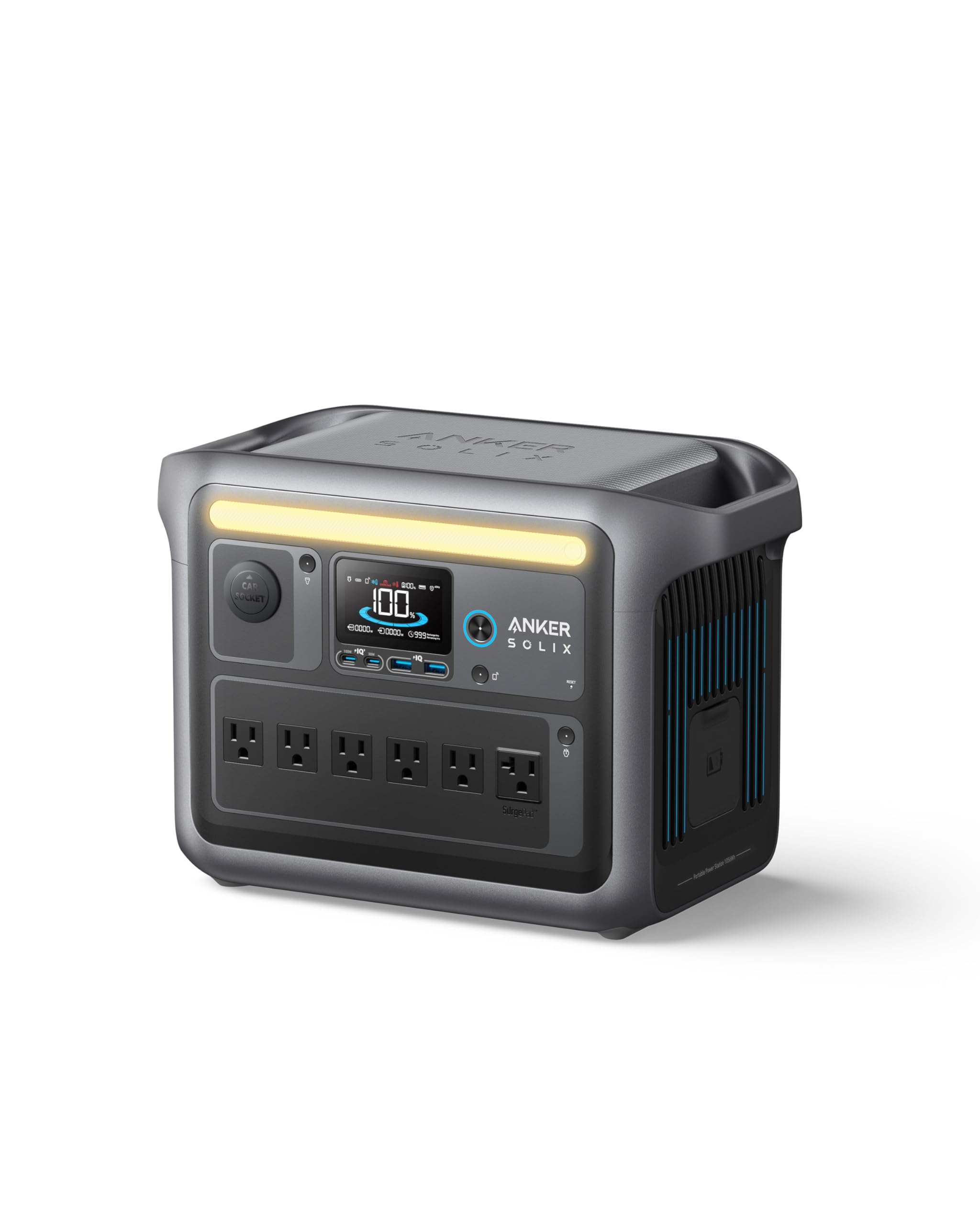 Amazon.com : Anker SOLIX C1000 Portable Power Station, 1800W (Peak