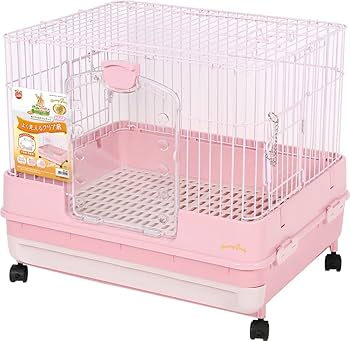 ミニマルランド うさぎかんたんおそうじ ケージ ブラウンワイド