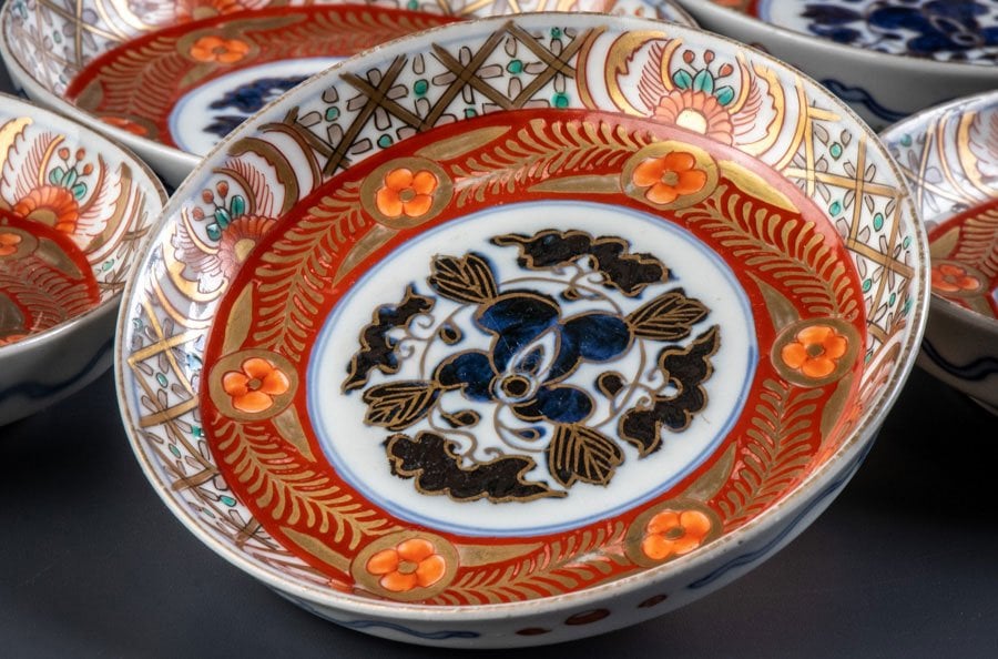 古伊万里 染付角鉢 兎 大明万暦年製銘 送料込み0322 古伊万里 染付角鉢