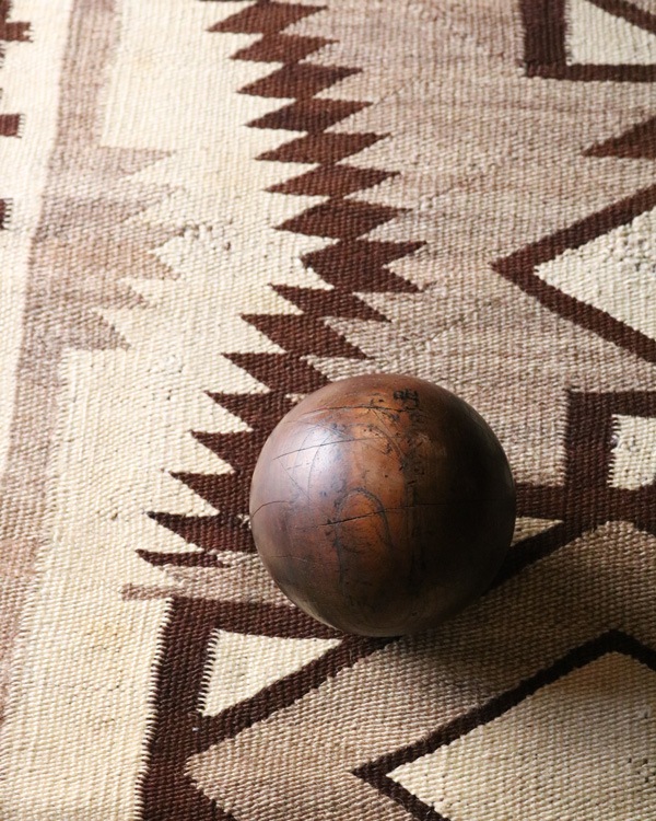 古い 木製 球体 オブジェ ボール 古道具 アンティーク 古い 木製 球体