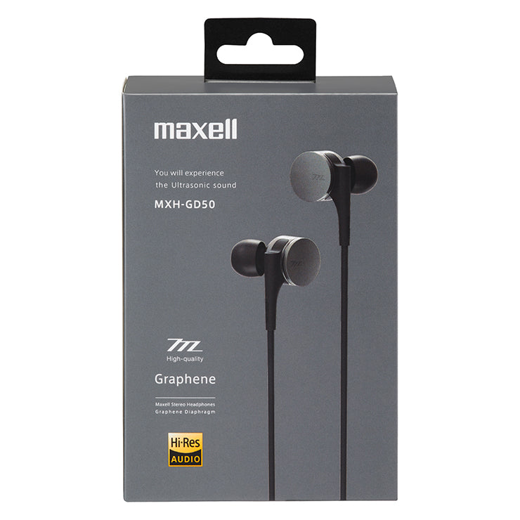 販売終了】maxell マクセル 【ハイレゾ対応】 カナル型 イヤホン