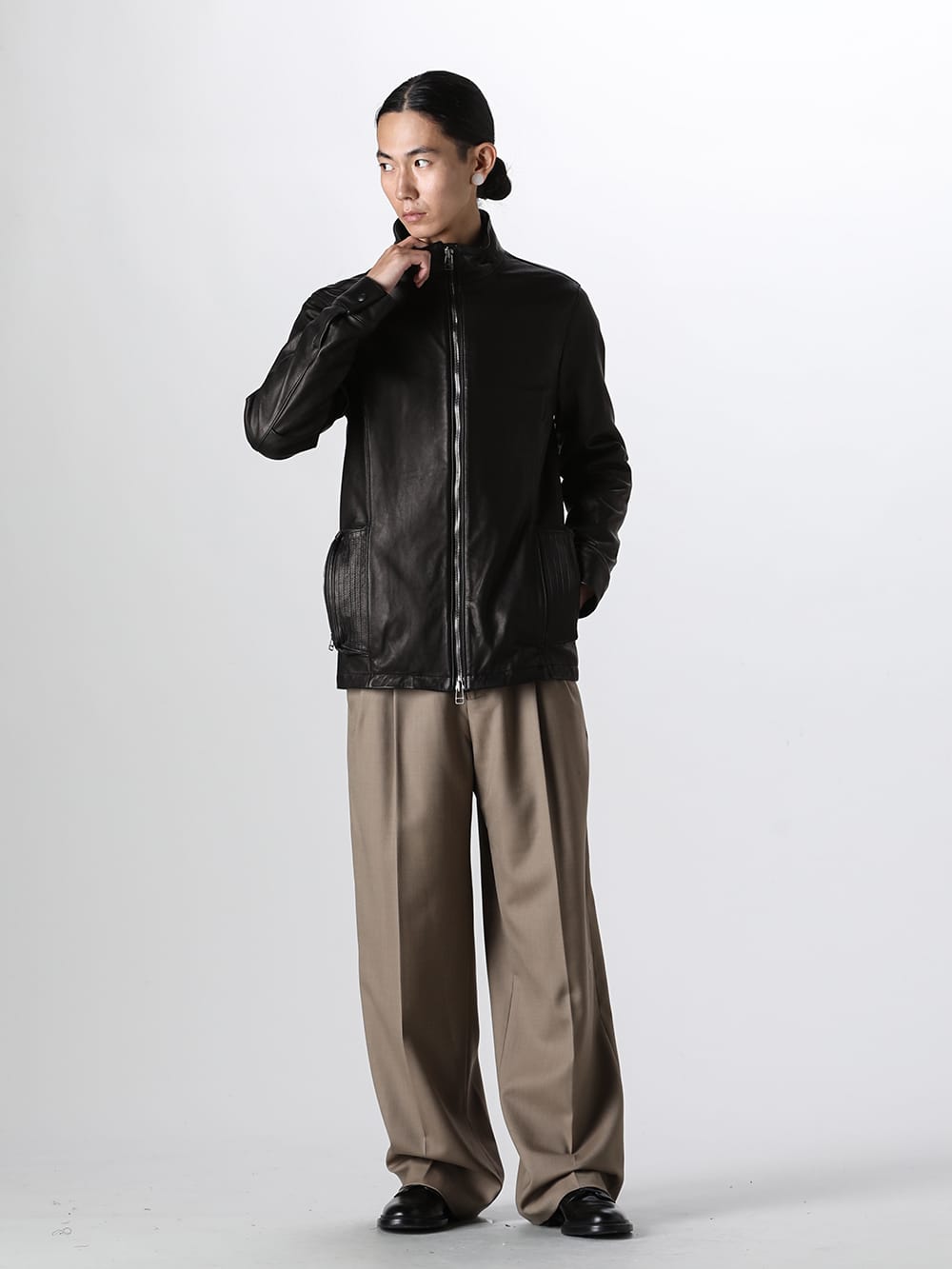 リップヴァンウィンクルrip van winkle◇パンチングレザージャケット