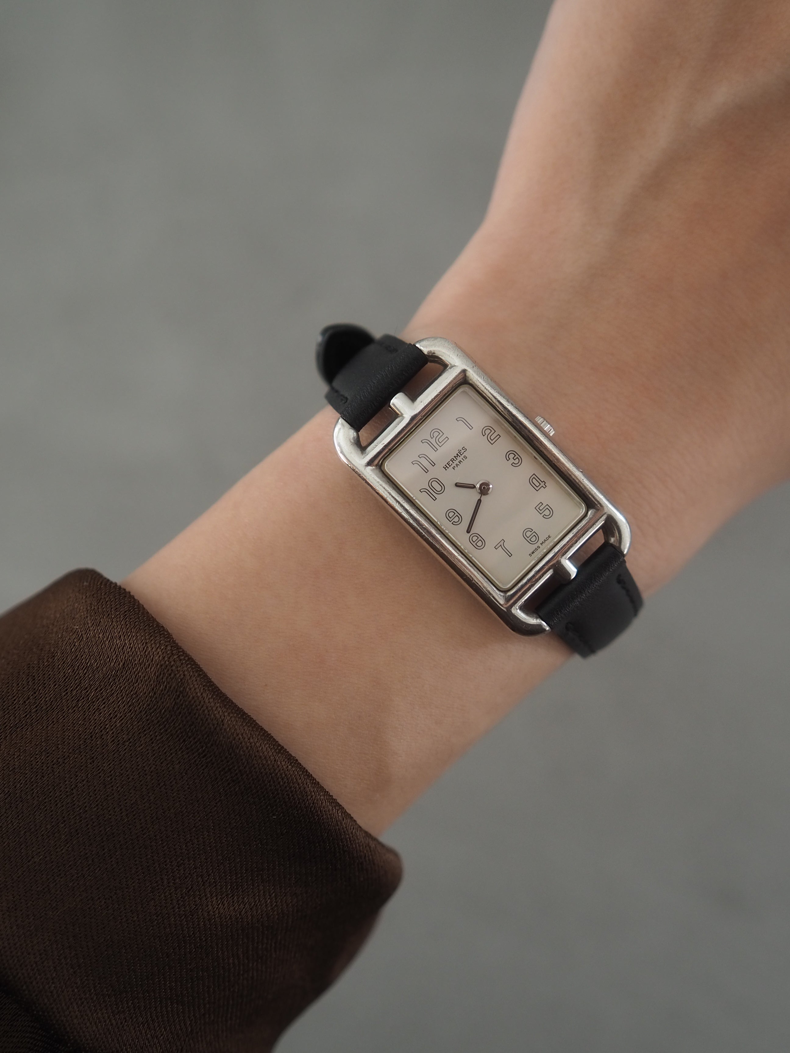 HERMES エルメス ケープコッド ナンタケットウォッチ 腕時計 シルバー