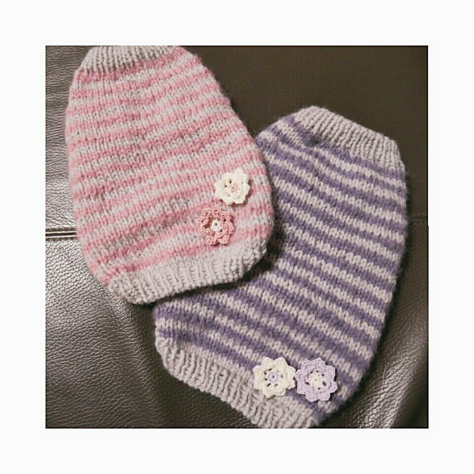 とじはぎのないワンコセーター【犬服・編み図】 | サポトリコ