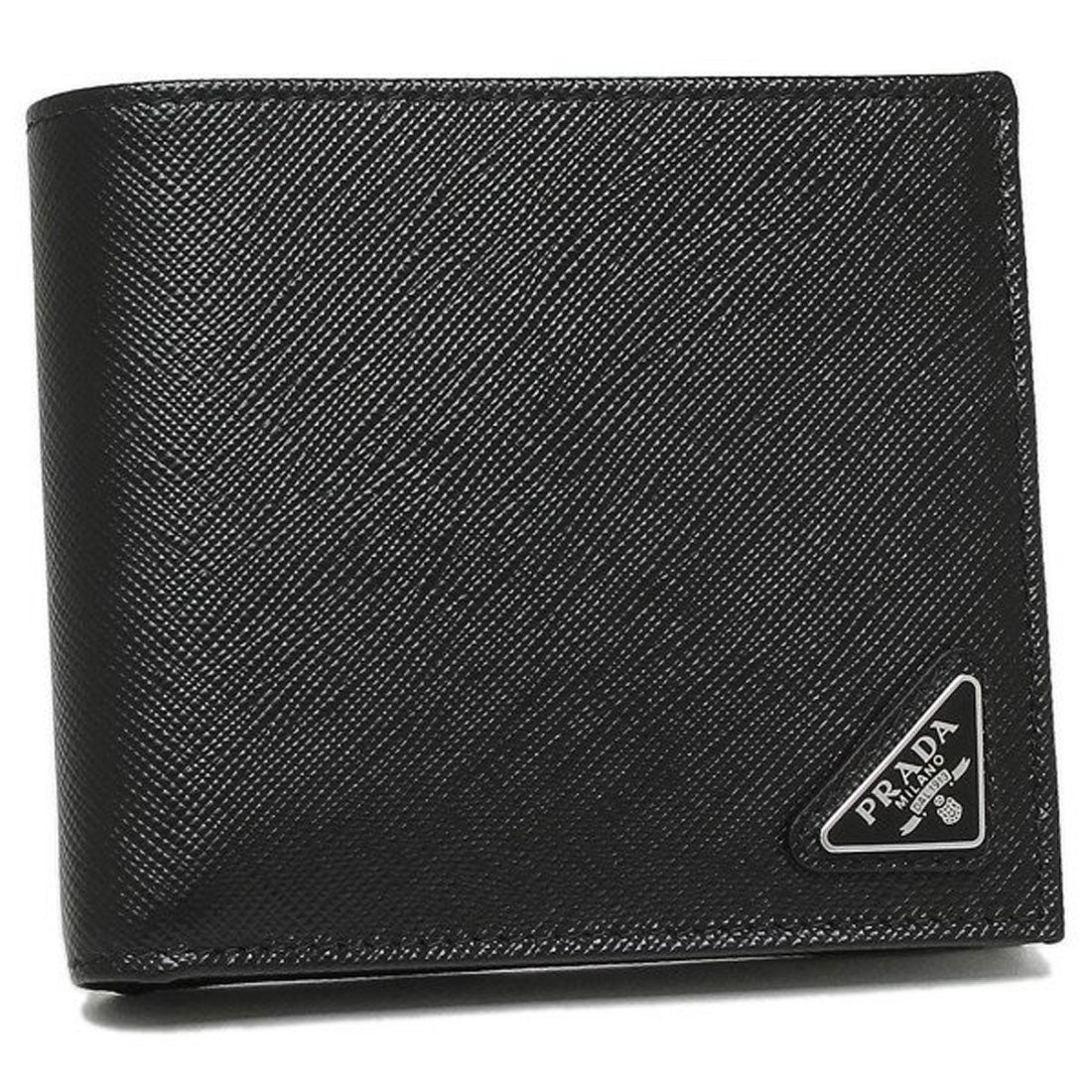 プラダ 二つ折り財布 ブラック PRADA 二つ折り財布 ブラック